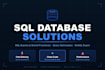 write sql queries, stored procedures and database solutions