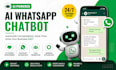 build an ai chatbot whatsapp chatbot customer support bot and ai automation