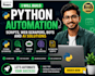 build python automation scripts web scraping python bot selenium ai automation
