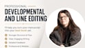 do developmental editing, proofread christian and fiction novel