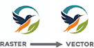vectorize logo, vector tracing, image to vector