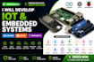 develop iot arduino esp32 raspberry pi projects and embedded systems fast