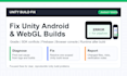 fix unity android and webgl build issues