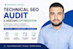 do technical SEO audit and indexing optimization