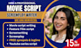 write a professional screenplay, movie script, TV series, and youtube script