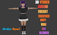 create custom vroid 3d vtuber avatar vrm model vseeface animaze face tracking