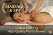 create a high quality spa and massage therapy promo video