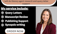 do literary agent research and query letter writing
