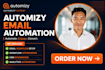 setup automizy email workflow optimization crm integration analytics automation