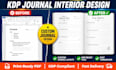 design KDP journal and planner interior