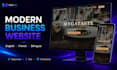 create a modern bilingual business website