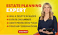 prepare wills, trusts, and estate planning documents