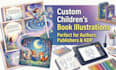 create magical bedtime story illustrations for childrens books