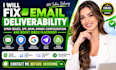 fix email deliverability, spam issues, spf, dkim, dmarc configuration