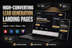 design a high converting lead generation landing page