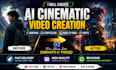 create ai animation videos, cinematic ai video creation and morphing