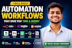 automated workflows using n8n make and zapier