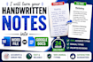 turn handwritten notes to word or google docs