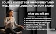 source mindset self improvement and wellness influencers for your brand