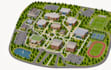 create university campus maps school facility layout plans illustration