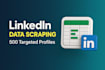 scrape 500 linkedin handles based on your requirements