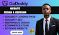 godaddy website design godaddy website redesign develop godaddy website