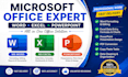 do your ms word, excel, powerpoint and office task