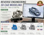 do reverse engineering parametrc 3d cad product design from stl, obj to cad file