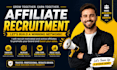 recruit targeted high converting affiliates for your affiliate program