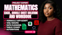 help in mathematics, statistics, programming and excel projects