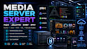 build a automated plex or jellyfin media server with iptv