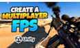 create multiplayer online fps game with matchmaking, weapons, progression, ranks
