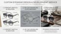 design, model and render custom 3d sunglasses and eyewear frames