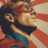 illustrate a superhero pop art portraits