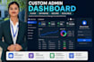 create custom admin dashboard with flask and database