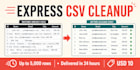 clean and organize your CSV or excel spreadsheet data
