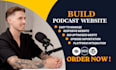 build  podcast website with RSS feed and episode integration ugc site seo