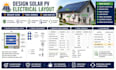 design solar pv electrical layout breaker sizing   panel schedule load analysis