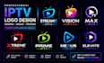 iptv logo in 3d for you
