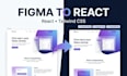 convert figma to react tailwind CSS website