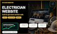 design an electrician website that gets calls and quote requests
