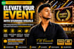 design luxury gold awards backdrop video