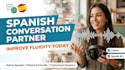 be your spanish conversation partner to improve your fluency