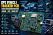 design gps vehicle tracker pcb, fleet management, gnss and telematics hardware