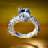 design 3d custom engagement ring diamond jewelry animation 3d jewelry render
