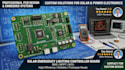 design solar emergency light pcb battery charging power system