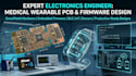 design medical wearable pcb, smartpatch hardware and embedded firmware