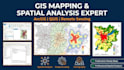 create professional gis maps and spatial analysis in arcgis and qgis