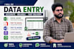 do data scraping and data entry