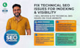 review and fix technical SEO issues affecting indexing and rankings
